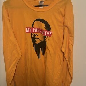 Women’s Graphic Long Sleeve Shirt - Yellow